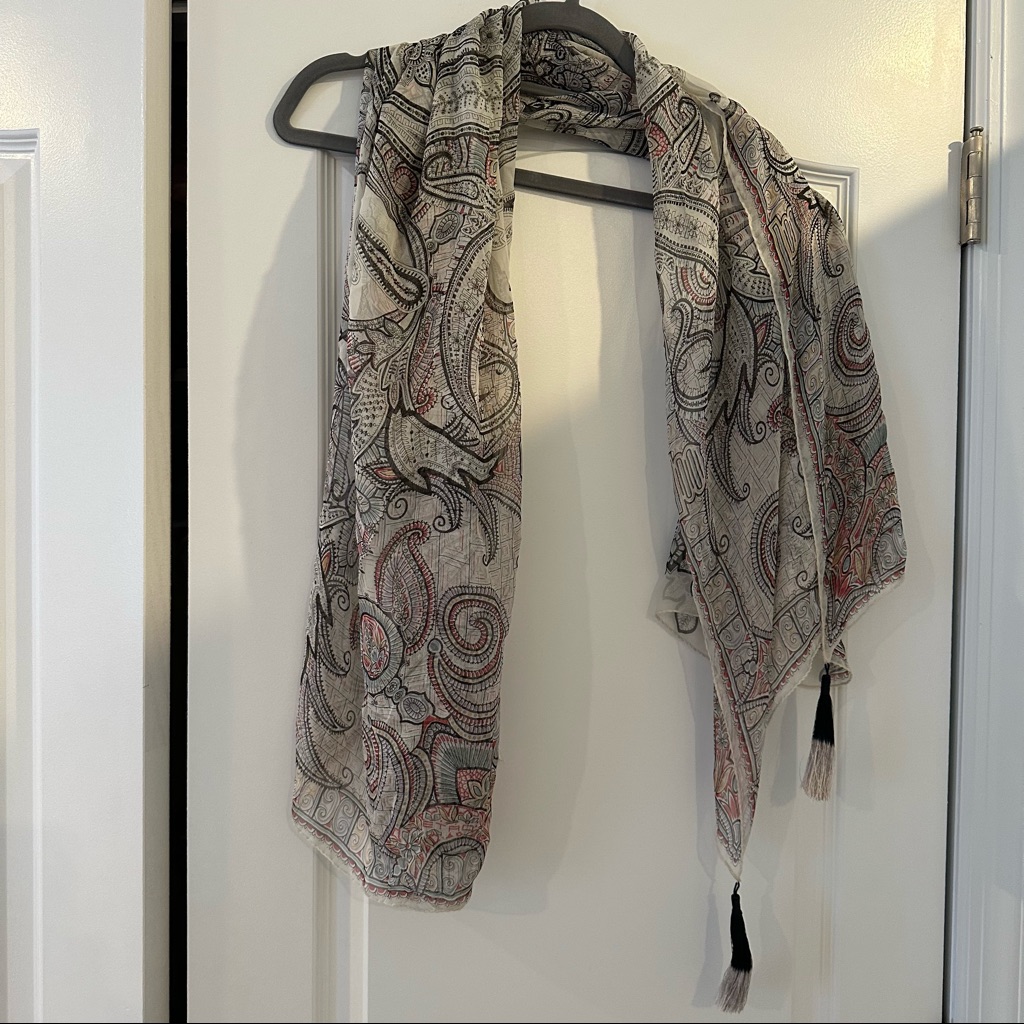 Etro Scarf  100 Silk  Made In Italy